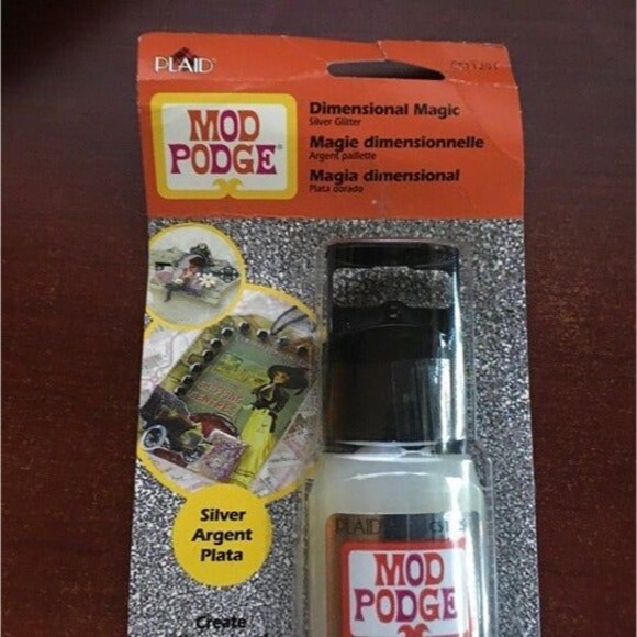 Mod Podge Dimensional magic 2 fl oz Silver Argent Plata CS11291 - Picture 1 of 11